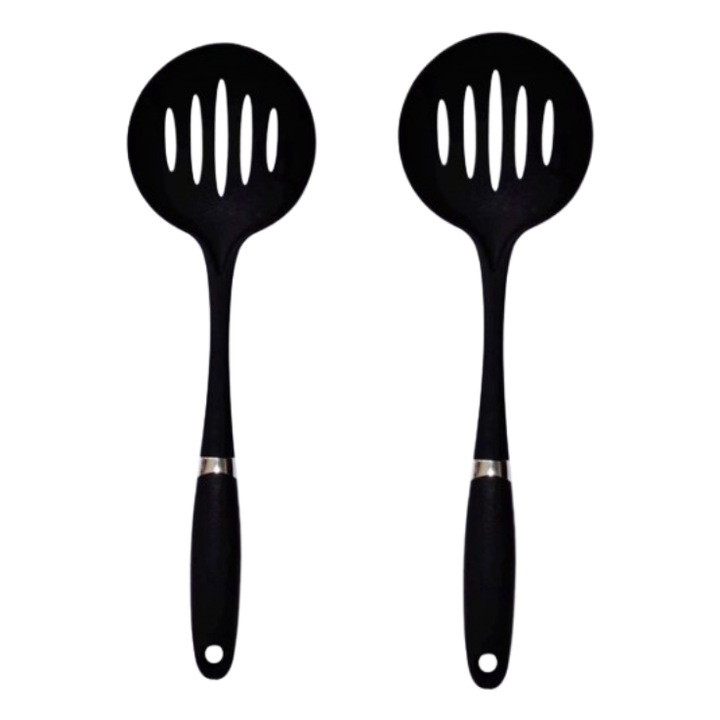 Set 2 spumiere, Pvc, Negru