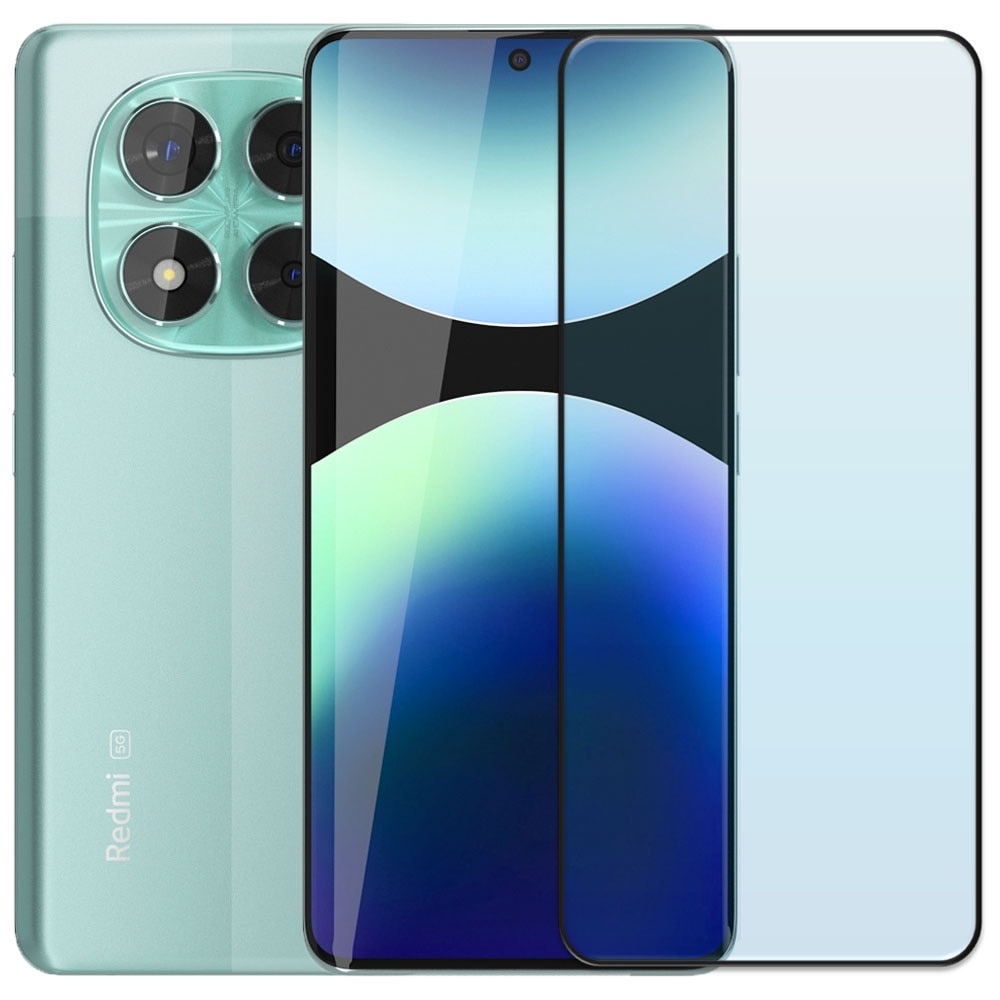 Folie din sticla securizata pentru Xiaomi Redmi Note 14 Pro 5G, HAMSTERBOX Glass Shield, Protectie completa ecran, Full face, Aplicare rapida, Case Friendly, Transparenta