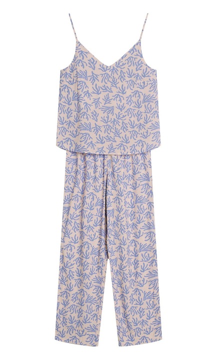 Pijama dama Nadar Henderson albastru aprins XL