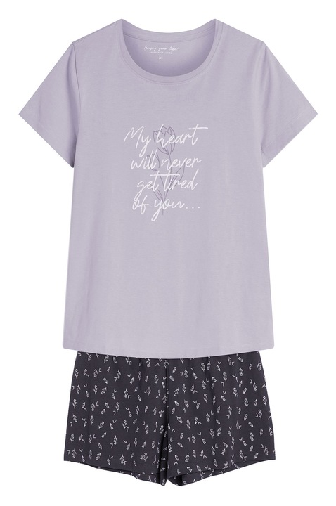 Pijama dama Naturaleza Henderson lavanda, gri XL