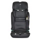 Scaun auto isofix pliabil Cangaroo iDrive iSize 76-150 cm, Top Tether, Tetiera reglabila, Protectie impact lateral, Omologat R129, Phantom Black