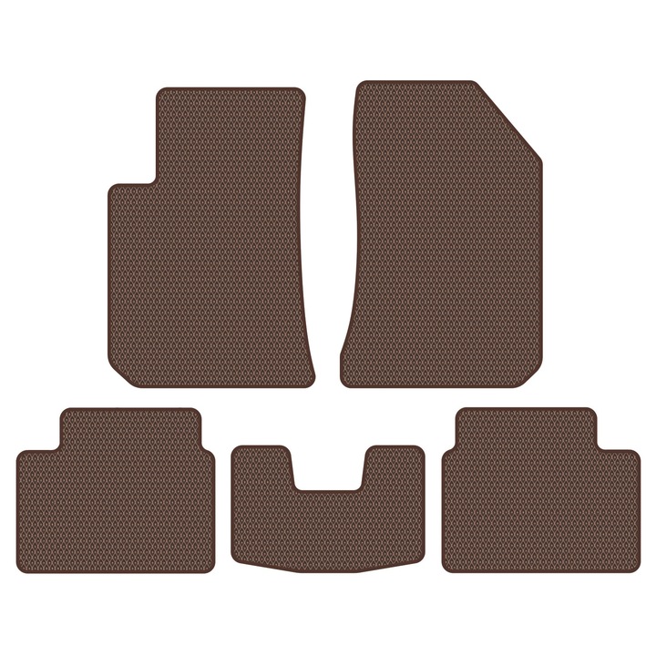 Комплект стелки, 5 броя, за BMW Rover 75 I (1998-2005) Седан всички сезони, идеално съвместими, кафяви