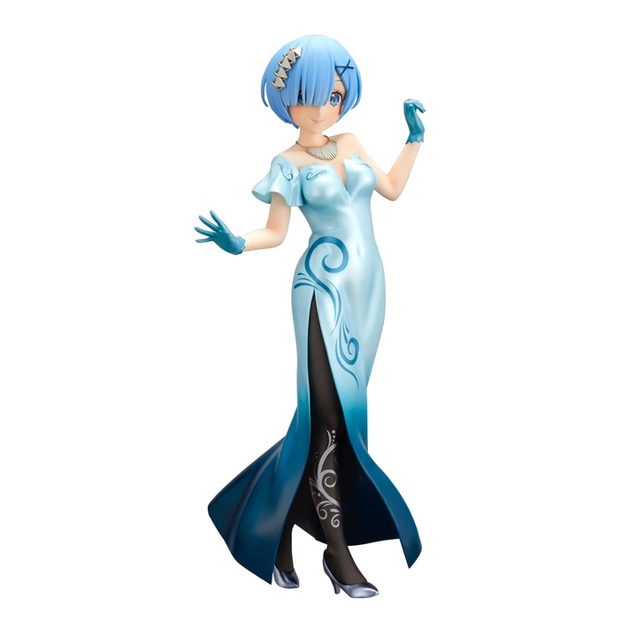 Figurina de actiune Banpresto Rem Re:Zero Starting Life In Another World, Glitter&Glamours, Another Color Ver. 23 cm, multicolor BP89432P