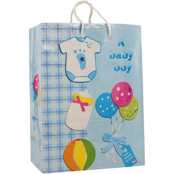 Punga pentru cadou, Boy, albastra Punga pentru cadou, Boy, albastra