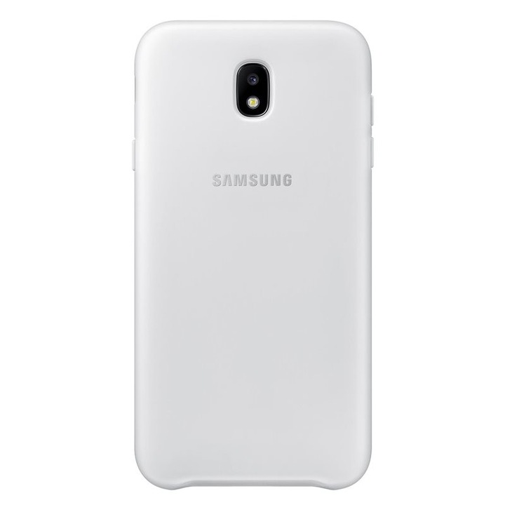 Husa de protectie Samsung Dual Layer Cover pentru Galaxy J7 (2017), White