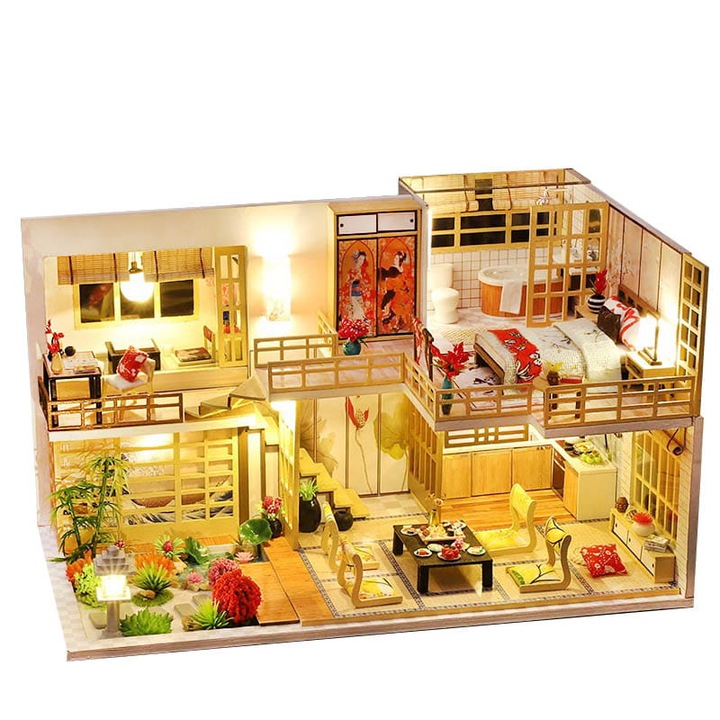 Habarri Feng Shui Harmony Направи си сам миниатюрна къща, 29x20x16.8cm, многоцветна, за деца 8+