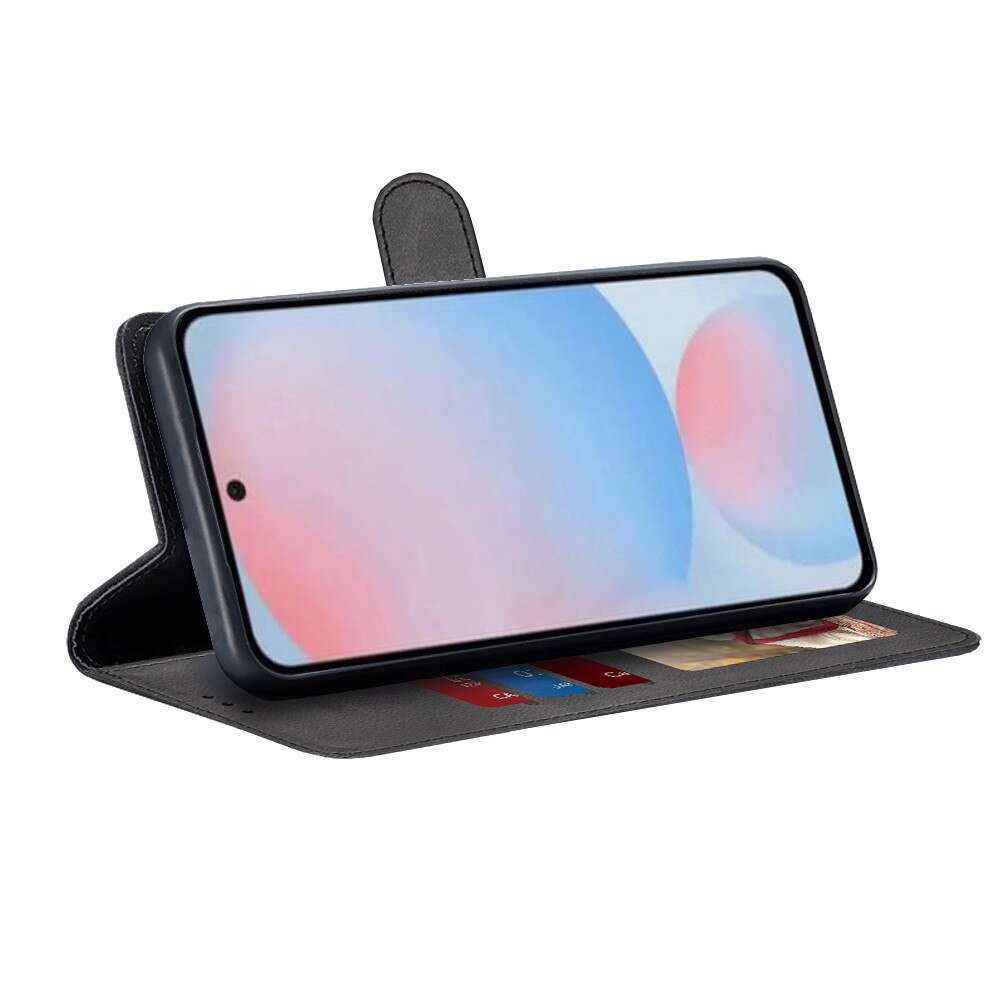 Husa tip carte pentru Samsung Galaxy A56 5G, buzunare carduri, inchidere magnetica, Accesorio Diary Book, Negru