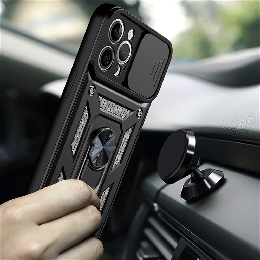 Husa pentru iPhone 12 mini - Techsuit CamShield Series - Black