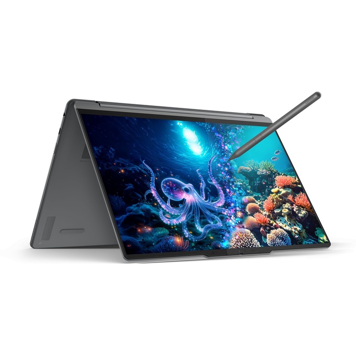 Lenovo Yoga 9 2-in-1 14ILL10 laptop, 83LC000WBM, Intel Core Ultra 7 258V (8 magos), Intel Arc 140V 8 magos, 32GB 8533MHz LPDDR5x, Kék