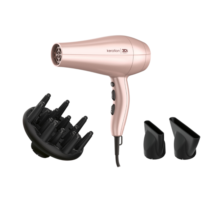 Професионален сешоар GA.MA KERATION DIVA 3D, розов
