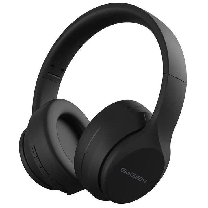Безжични слушалки GoGEN HBTM 45B, bluetooth 5.3, звук, aux-in, живот на батерията до 31 часа, черни