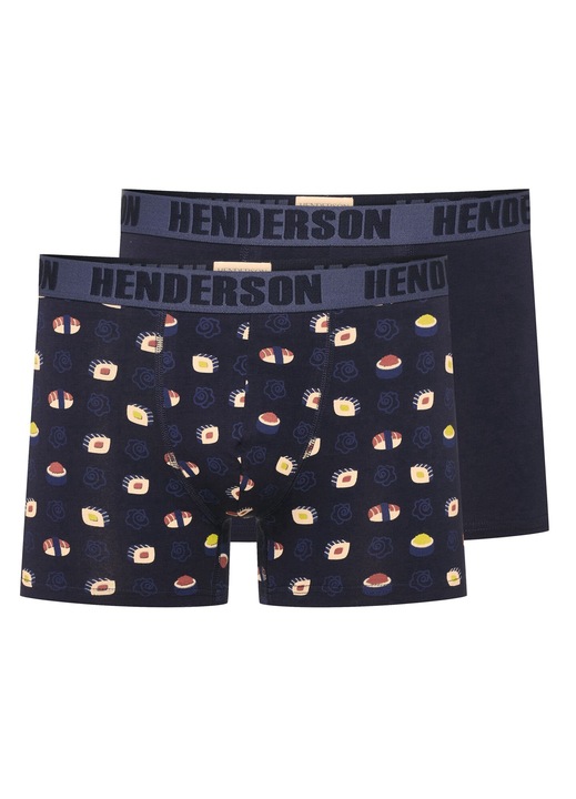Boxeri (crac mai lung)Sushi Henderson 2-pak albastru inchis, Multicolor