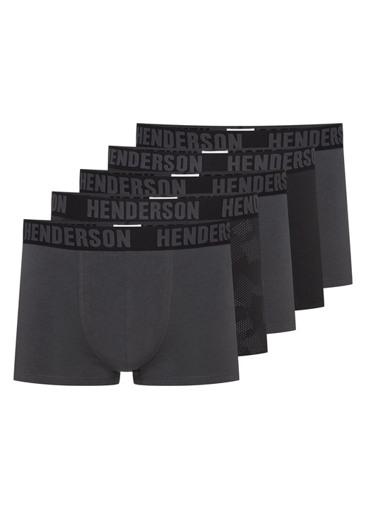 Boxeri set de 5 perechi Soul Henderson Negru-Gri, Multicolor