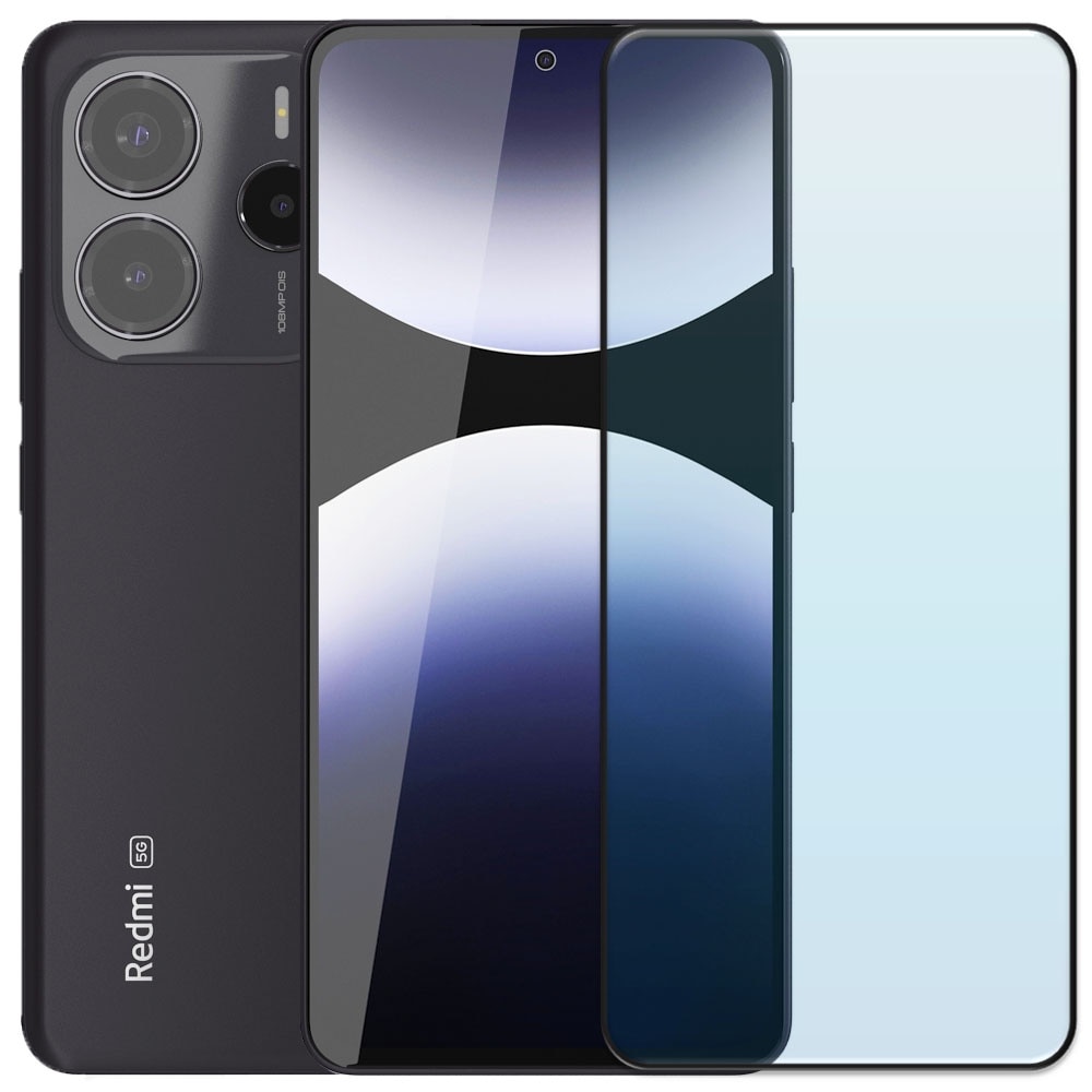 Folie din sticla securizata pentru Xiaomi Redmi Note 14 5G, HAMSTERBOX Glass Shield, Protectie completa ecran, Full face, Aplicare rapida, Case Friendly, Transparenta