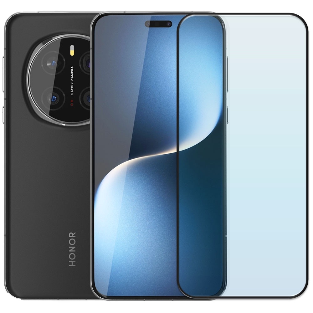 Folie din sticla securizata pentru Honor Magic 7 Pro, HAMSTERBOX Glass Shield, Protectie completa ecran, Full face, Aplicare rapida, Case Friendly, Transparenta