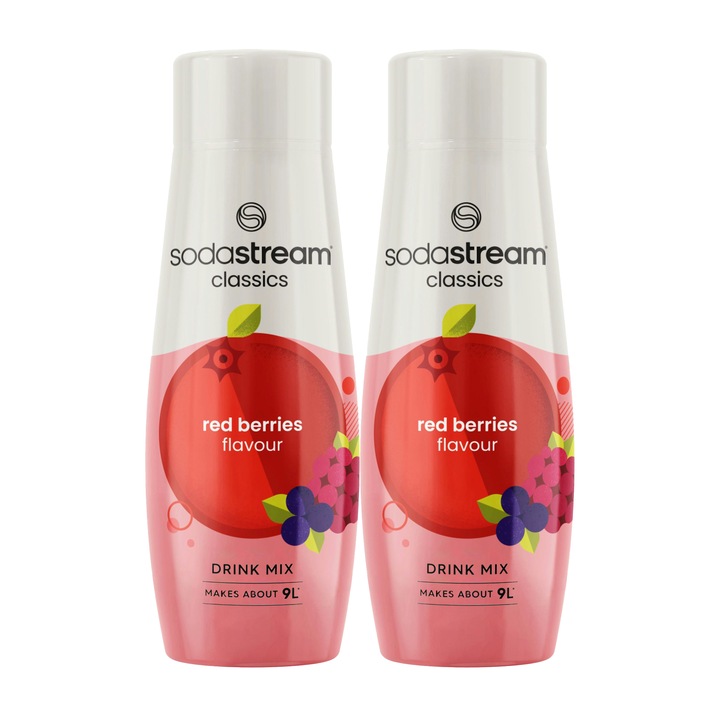 SODASTREAM Red Barrel Set sirop fara zahar 2x440ml