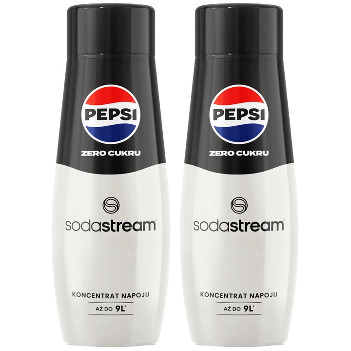 Сироп Sodastream Pepsi Max Zero Sugar, комплект 2 x 440ml, без захар, класически вкус