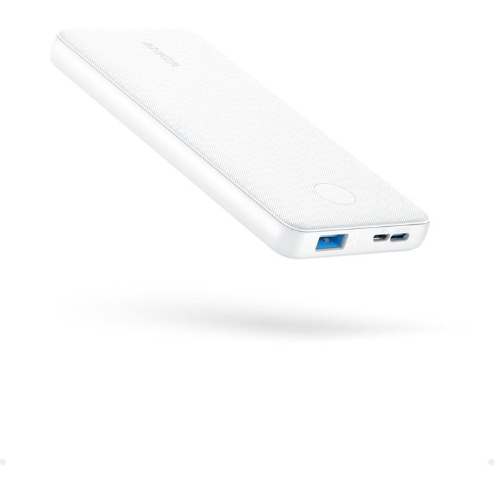 Powerbank 10000 mAh, Baterie externa PowerIQ PowerCore, design slim, incarcare rapida, pentru iPhone, Samsung Galaxy, Apple, Android