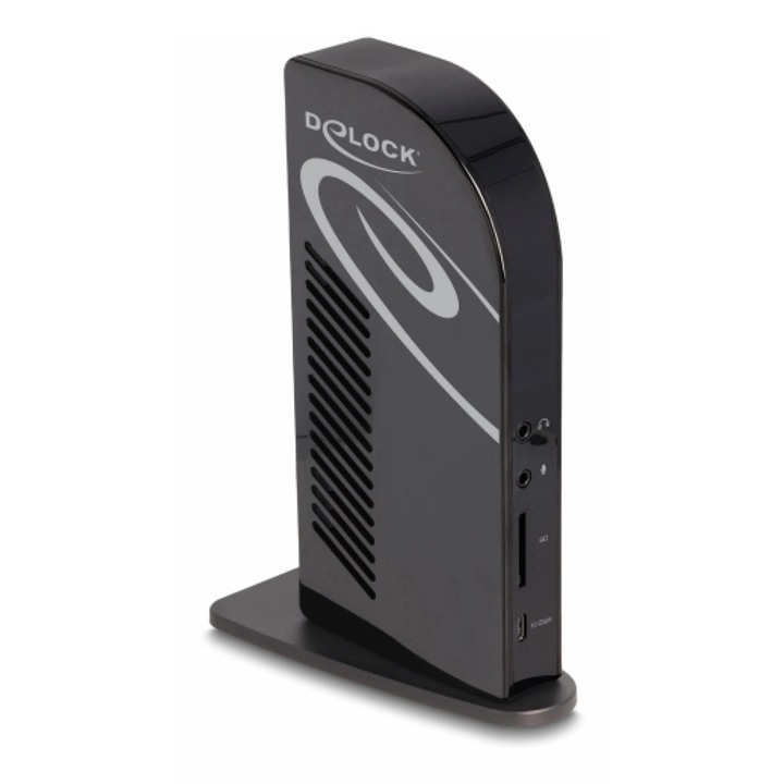 Докинг станция USB C към 3xHDMI/3xDisplayport 4K/USB Hub/LAN/SD/Audio/PD 96W, Delock 88051