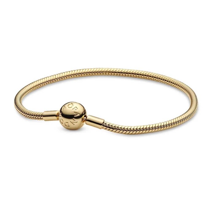Bratara Pandora, culoare gold, din Argint