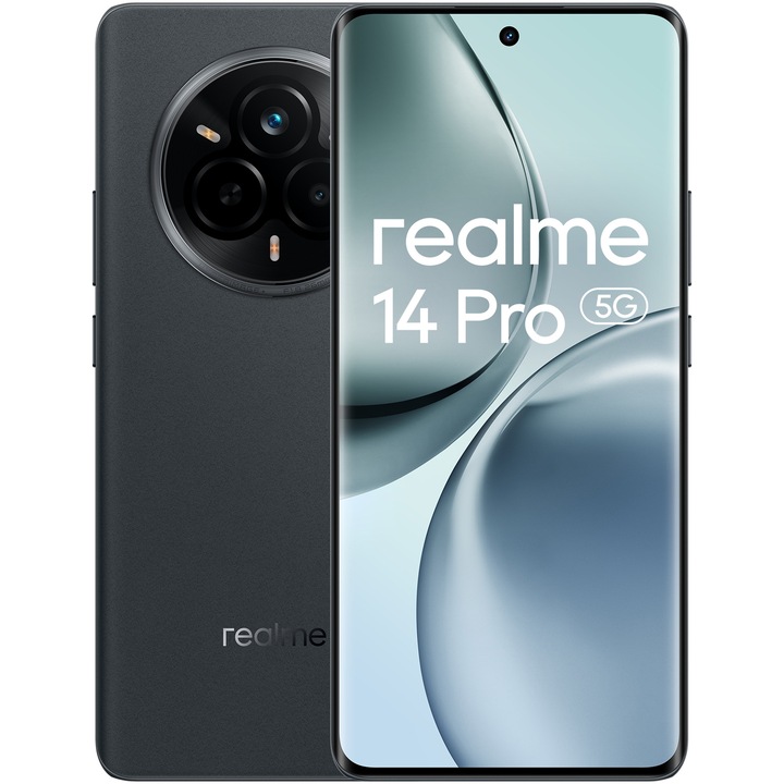 Мобилен телефон Realme 14 Pro, 12 GB RAM, 512 GB, 5G, велурено сиво
