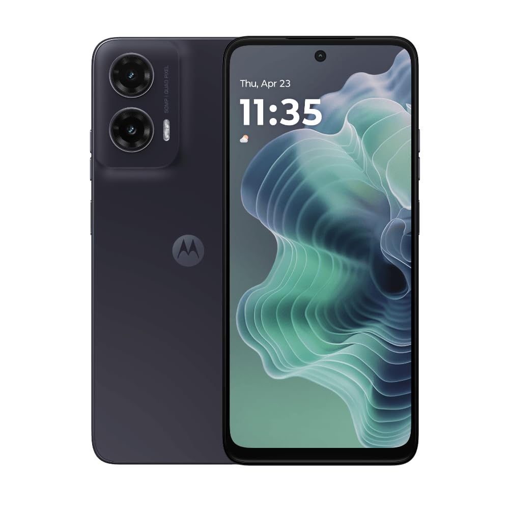 Telefon mobil Motorola Moto G35, Dual SIM, 256GB, 4GB RAM, 5G, Midnight Black