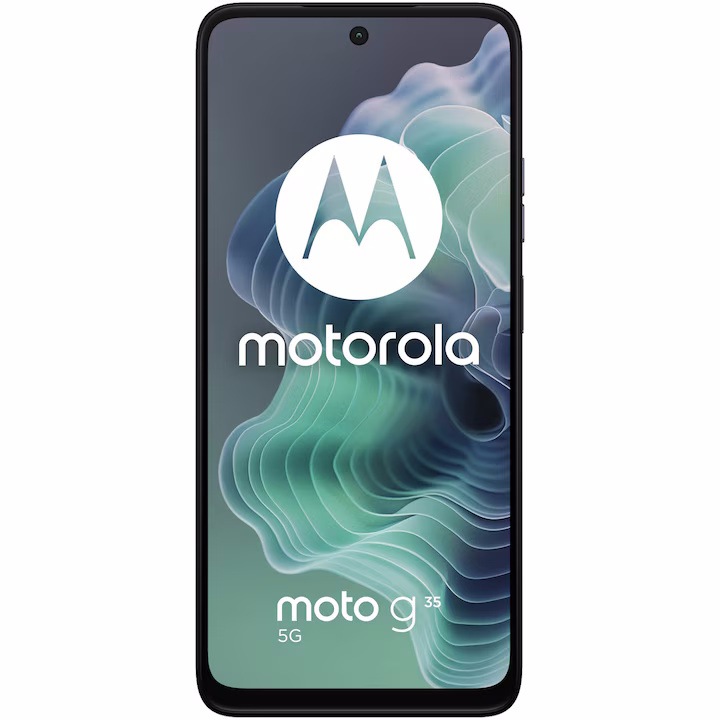 Смартфон Motorola Moto g35, Две SIM карти, 256 GB, 8 GB RAM, 5G, Среднощно черно
