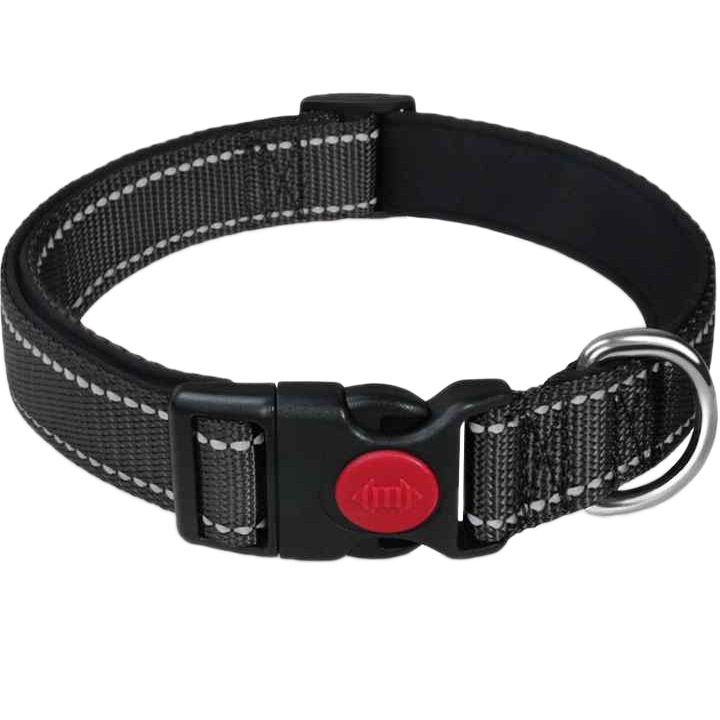 Zgarda reflectorizanta SK9 seria "Primul pret Tehnic", cu Neopren, 40-60cm, aproximativ 25-45kg, NEGRU