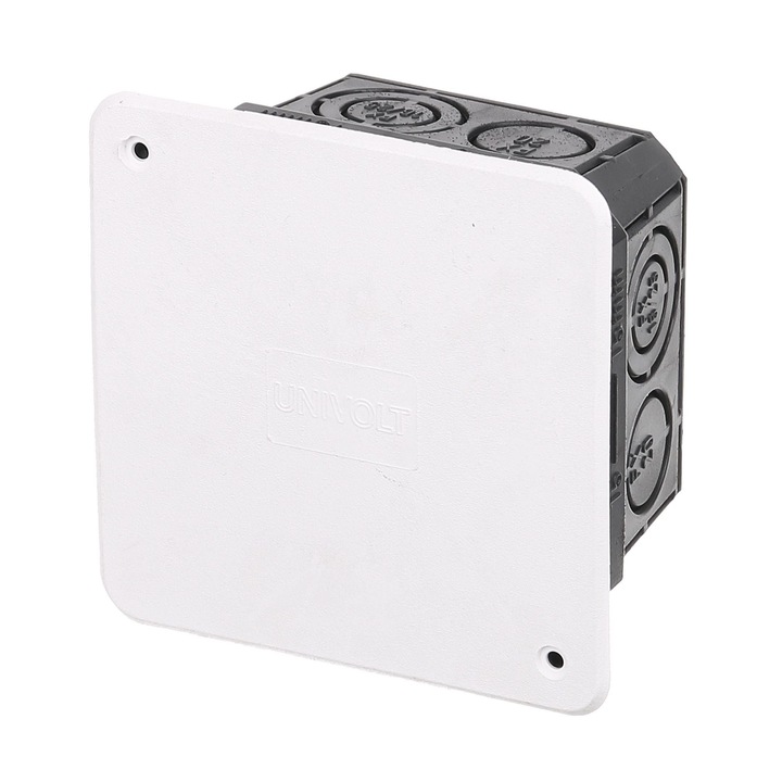 Cutie distrubutie Dietzel, cu capac, 75 x 75 x 50 mm, 14 intrari, IP20