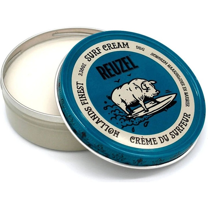 Ceara de par profesionala Reuzel Surf Cream, cu putere de sustinere medie, 95 g