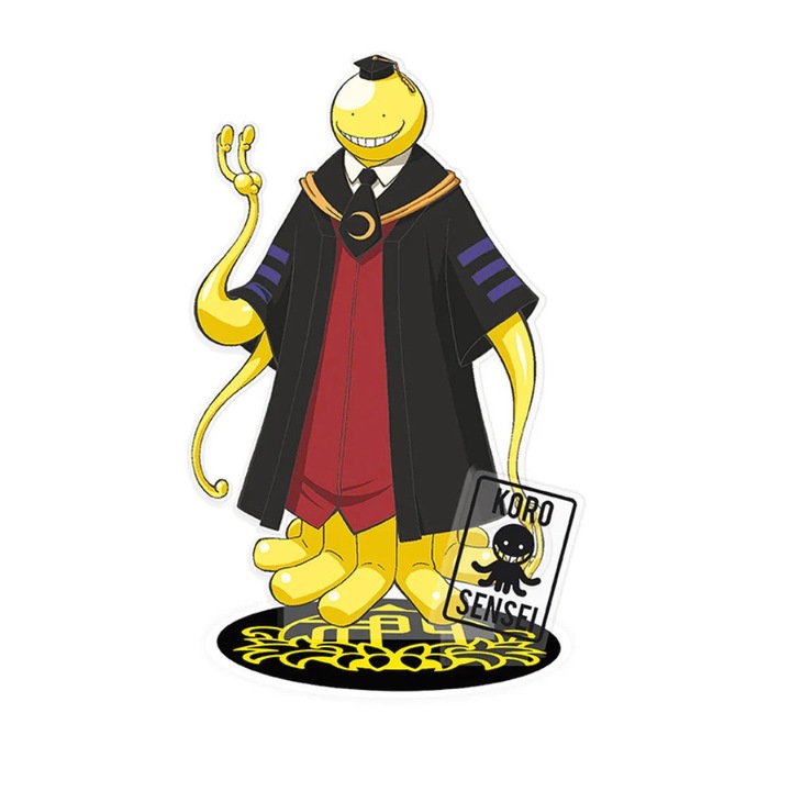 Фигурка 2D ABYstyle, Assassination Classroom, Koro jaune, 10 cm, Многоцветен