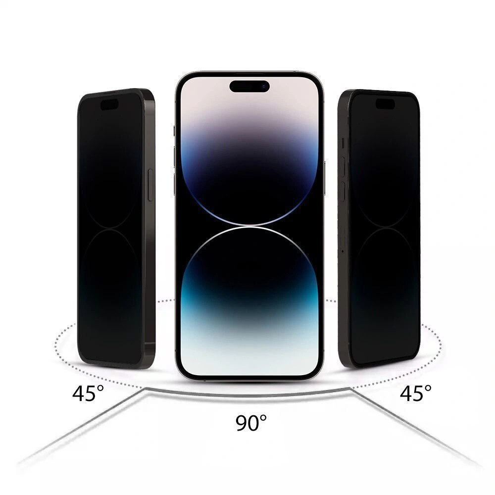 Set 2 Folii Protectie Tech-Protect Anti Spy Glass Pro+, 9H, oleofob, 144x68mm