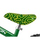 Bicicleta de echilibru, Milly Mally, 10" roti din spuma, reglabil, negru/verde, pentru copii 2-4 ani