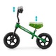 Bicicleta de echilibru, Milly Mally, 10" roti din spuma, reglabil, negru/verde, pentru copii 2-4 ani
