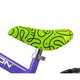Bicicleta de echilibru, Milly Mally, 10" roti din spuma, reglabil, verde/violet, pentru copii 2-4 ani