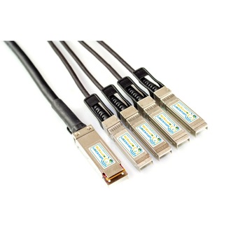 Cablu Pasiv - Cisco Compatibil - 40G QSFP+ to 4x10G SFP+ Direct Attach Copper(DAC) -2Metri Cablu Pasiv - Cisco Compatibil - 40G QSFP+ to 4x10G SFP+ Direct Attach Copper(DAC) -2Metri