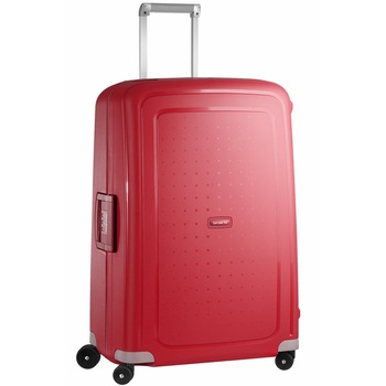 Troller Samsonite S'Cure Spinner, Crimson Red, 4 roti, 75 cm Troller Samsonite S'Cure Spinner, Crimson Red, 4 roti, 75 cm