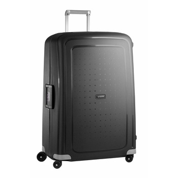 Troller Samsonite S'Cure Spinner, Black, 4 roti, 81 cm Troller Samsonite S'Cure Spinner, Black, 4 roti, 81 cm
