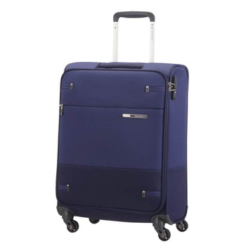 Troler Samsonite Base Boost, blue, 4 roti, 55 cm Troler Samsonite Base Boost, blue, 4 roti, 55 cm
