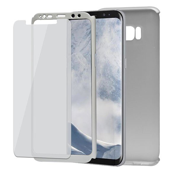 Husa FullBody MyStyle Silver pentru Samsung Galaxy S8 Plus