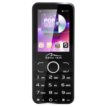 Telefon mobil Media-Tech 2Phone MT857, Dual SIM, Black Telefon mobil Media-Tech 2Phone MT857, Dual SIM, Black