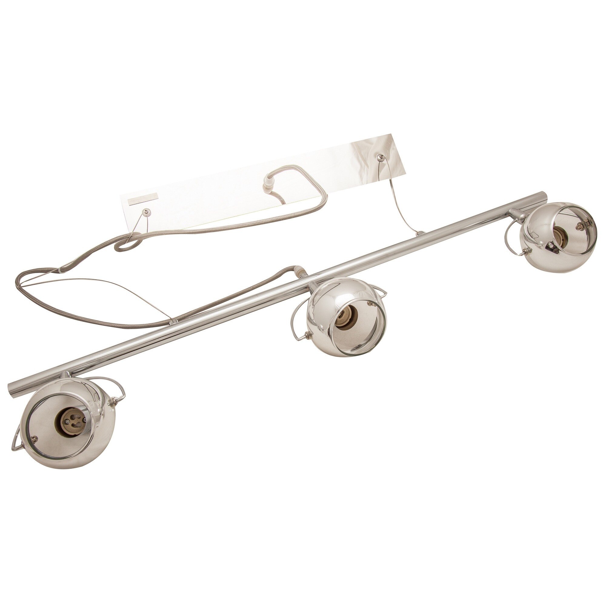 Lampa cu agatare metal/sticla Antonio Miro, lumina instant, reglabila
