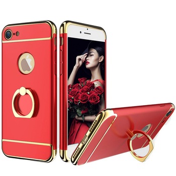 Husa telefon Iphone 6/6S Plus ofera protectie 3in1 Ultrasubtire - Deluxe Red Ring Husa telefon Iphone 6/6S Plus ofera protectie 3in1 Ultrasubtire - Deluxe Red Ring