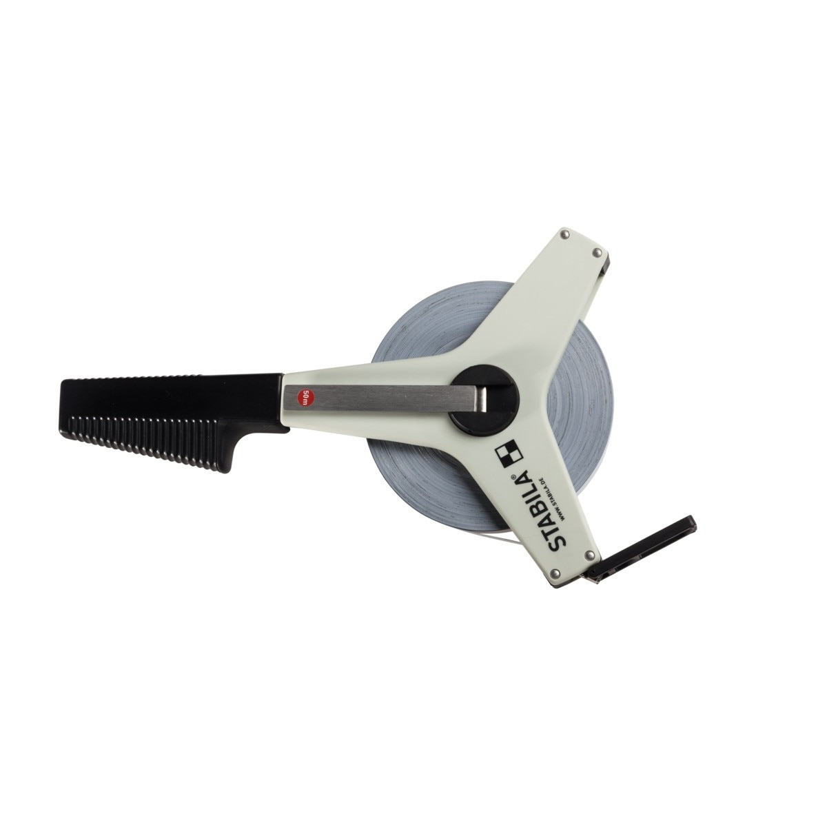 Ruleta pe furca tip 42W de 100 m cu banda de otel