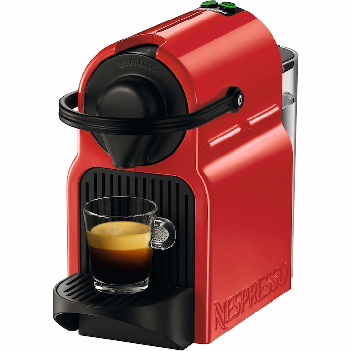 Кафемашина с капсули Nespresso Inissia Red C40-EU-RE-NE3, 19 bar, 1260 W