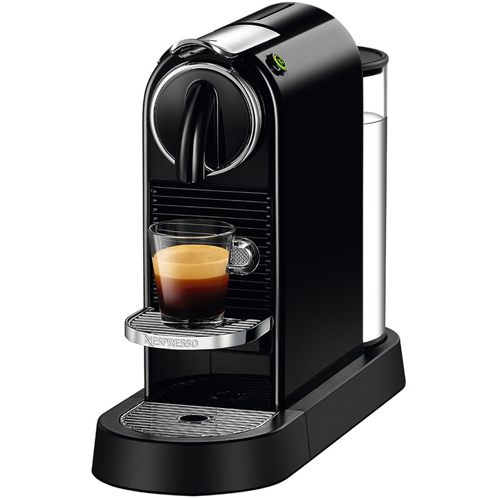 Кафемашина с капсули Nespresso CitiZ Black D112 EU, 19 bar, 1260 W