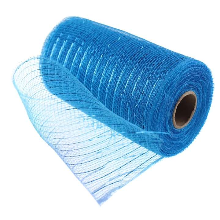 Rola plasa decorativa, 15cmx10m, albastru