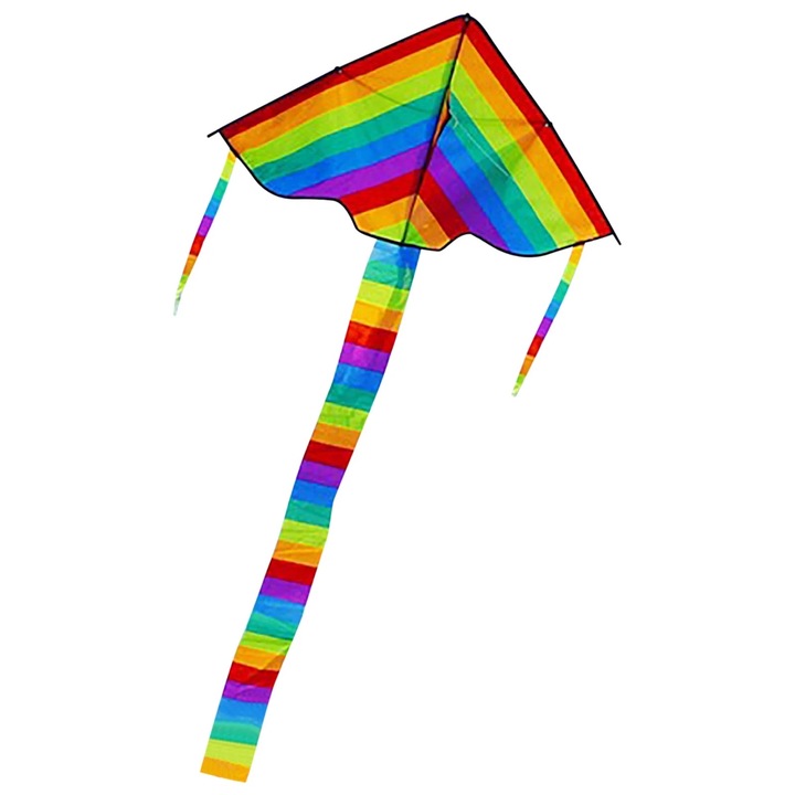 Zmeu colorat pentru copii si adulti, dimensiune 150x75cm, set 1 bucata