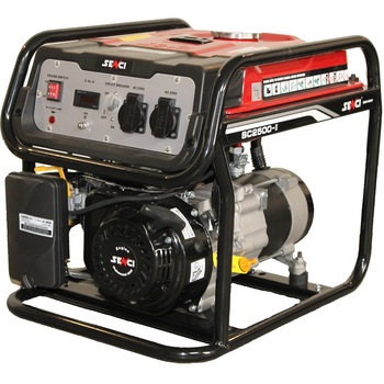 Generator de curent Senci SC-2500 TOP, 2200 W, 230 V, 4 timpi, stabilizator de tensiune (AVR), benzina, 12.5 autonomie maxima Generator de curent Senci SC-2500 TOP, 2200 W, 230 V, 4 timpi, stabilizator de tensiune (AVR), benzina, 12.5 autonomie maxima