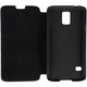 Husa de protectie A+ Folio Stand pentru Samsung Galaxy S5, Piele, Black